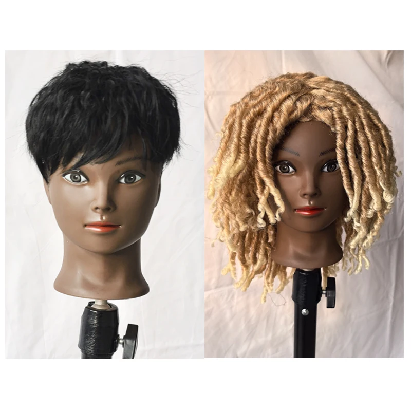 أنثى ماكياج عارضة أزياء رئيس شعر مستعار لصنع الباروكات عرض التجميل القزم التدريب رئيس #6