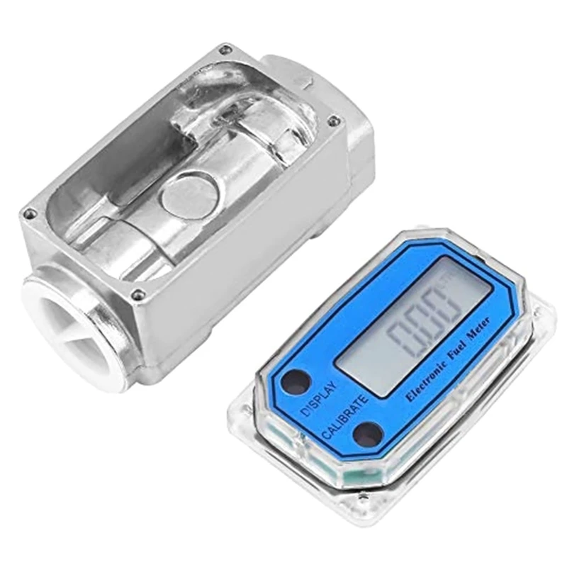 LCD Display Oil Flowmeter Measure Die sel Kerosene Meter Display