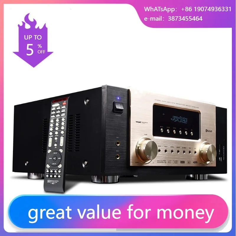 

DT7.1 7.1 Channel Professional Power Amplifier For Home Theater