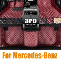 For Mercedes-Benz GLE-Class W167 2019-2024 5-seats Car Floor Mats All-Weather TPE Foot Mats Odorless Pad Tray Mat Accessories