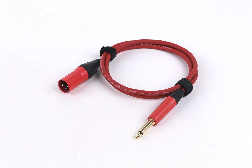 6,35 mm Mono-Stecker TS-Buchse auf 3-poliges XLR-Stecker/Buchse Audiokabel für Pro-Aufnahme, Verlängerung, Mikrofon, Kabel, Mixer, Lautsprecher, Verstärker, Live – Detail 4
