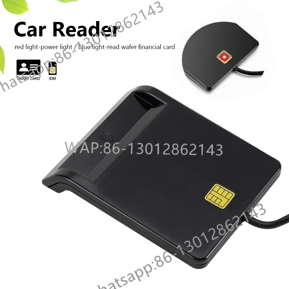 Stable Operation USB Smart Card Reader Reliable Simplicity for DNIE ATM CAC IC ID SIM Card Cloner Connector Windows