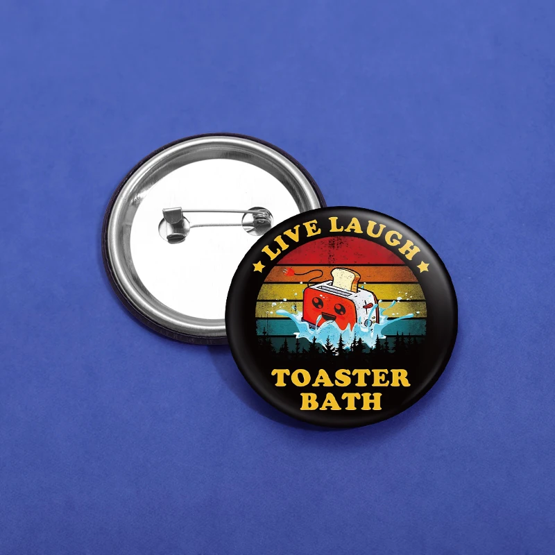 Autism Awareness Mental Health Tinplate Pin Round Soft Button Jesus Tinplate Brooches Lapel Pin Backpack Badge Accessories Gift