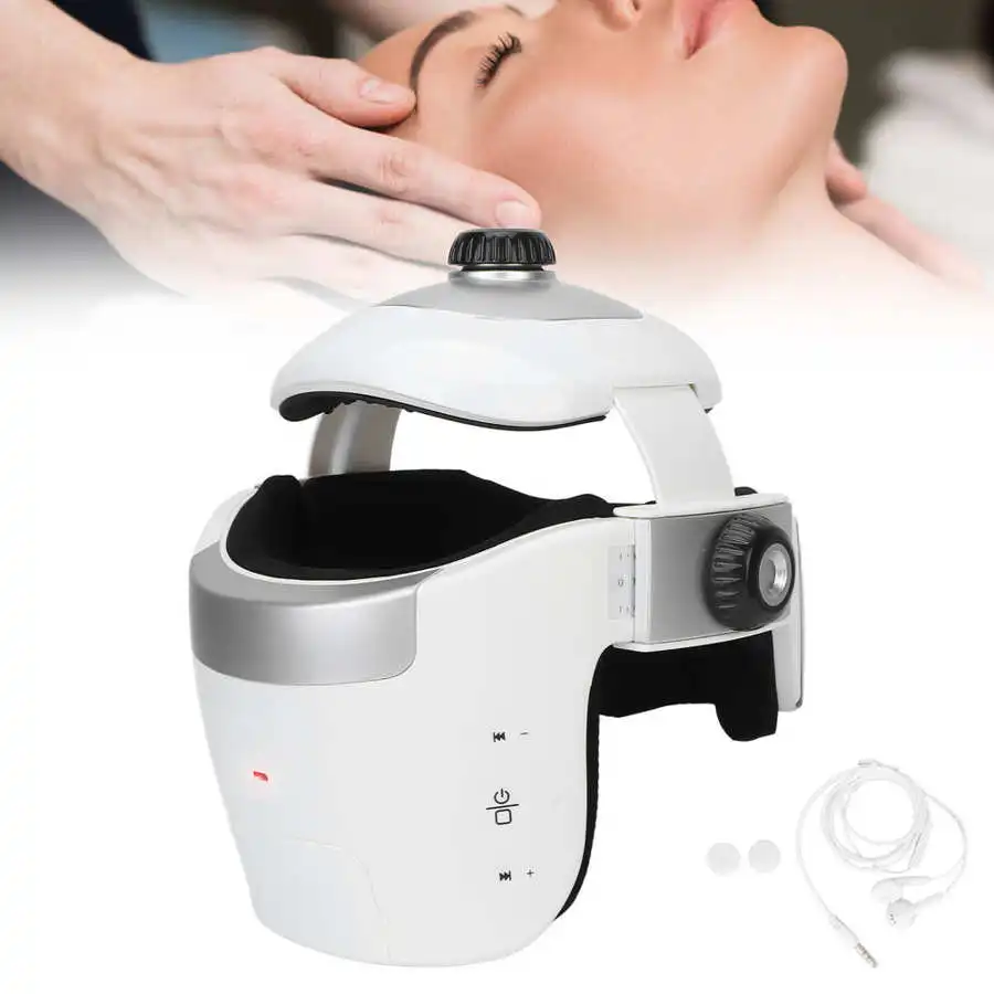 

Electric Brain Head Massager Helmet Massager Brain Relax Massage Vibration Physiotherapy Electrical Compress Nerve Stimulator