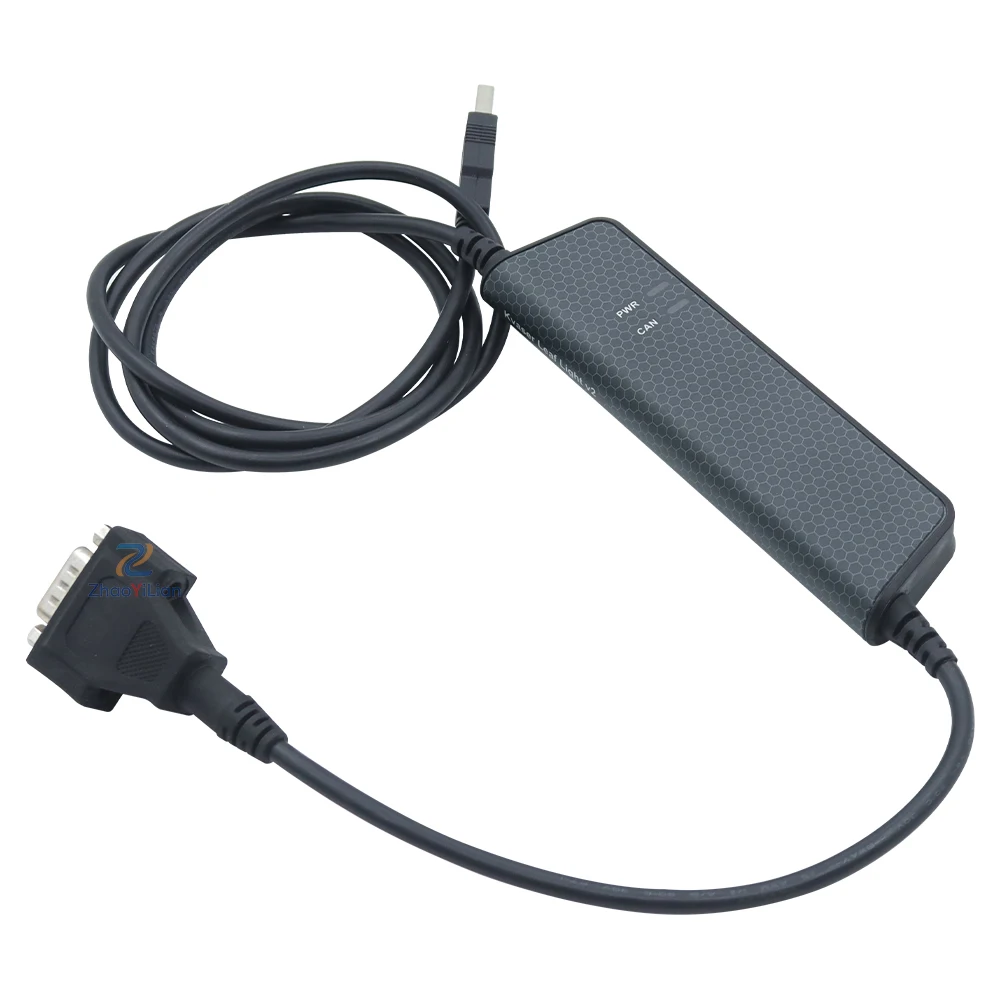 For KVASER LEAF LIGHT V2 Galvanic Isolated USB To CAN Bus Interface Single Channel CAN Analyzer For Automotive ECU J1939 Test