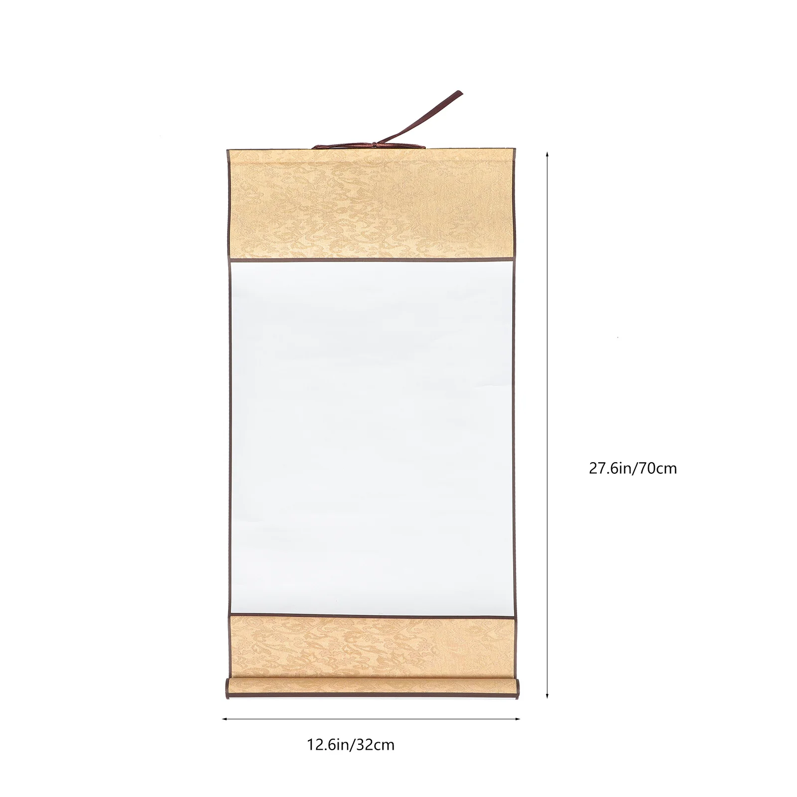 空白の絵巻書道アート用ライスペーパーシルククロス中国絵画用品描画用絵巻書道練習用