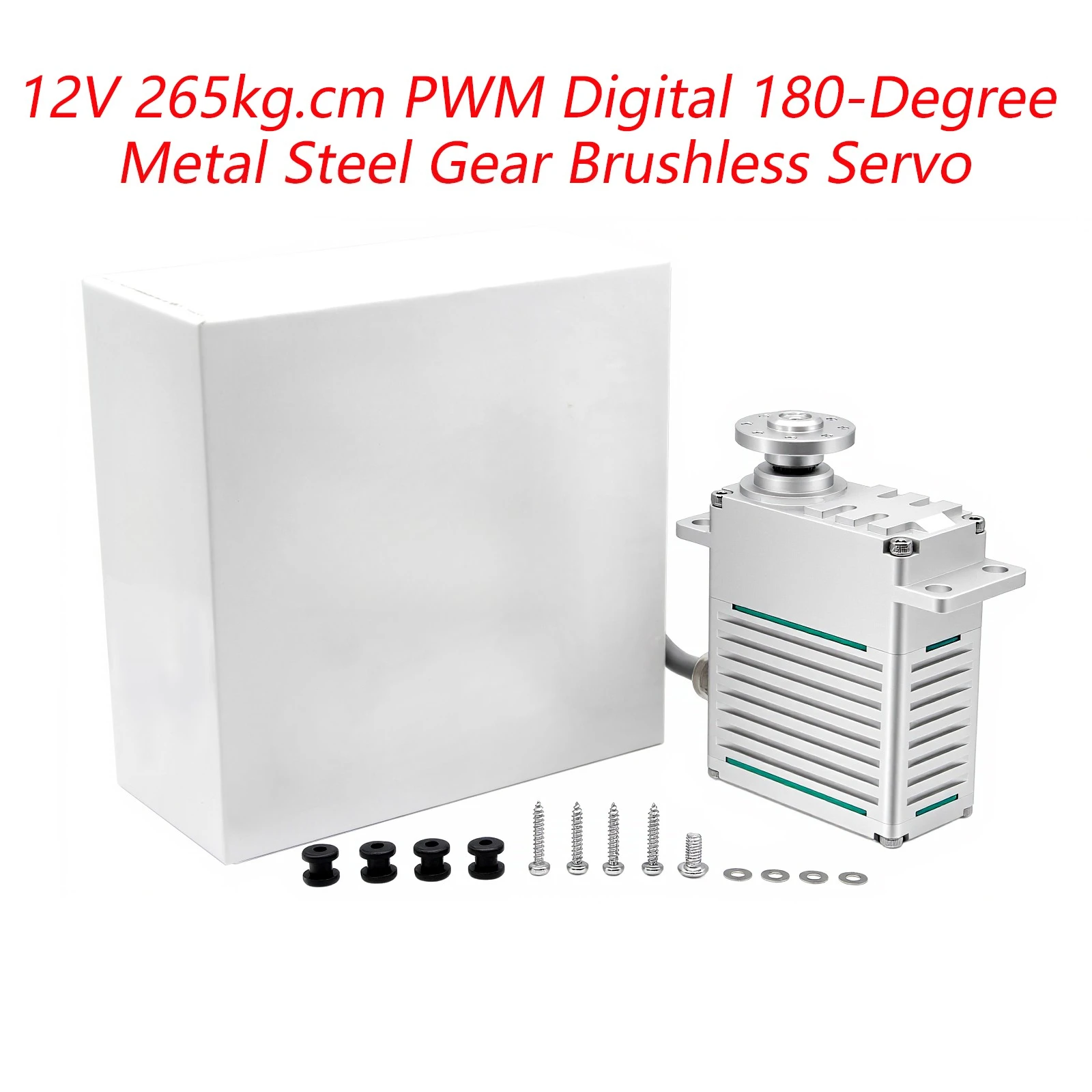 

Feetech FT265BL-C001 Промышленный сервопривод 12 В 265 кг Сервопривод Цифровой ШИМ 180 ° Бесщеточный сервопривод для промышленного робота Rc Hobby Uav