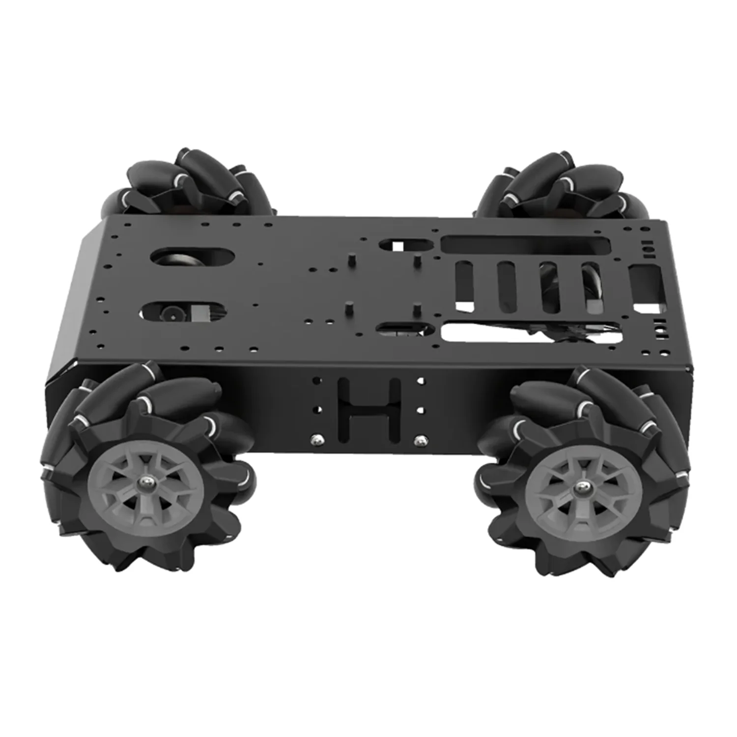 Hiwonder Large Metal 4WD Vehicle Chassis for Arduino/Raspberry Pi/ROS Robot with 8V Encoder Geared Motor