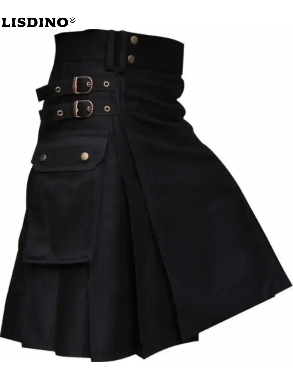 

LisdinoKilts Men's Utility Kilt For Men Modern Hybrid Cotton & Tartan Kilts Scottish