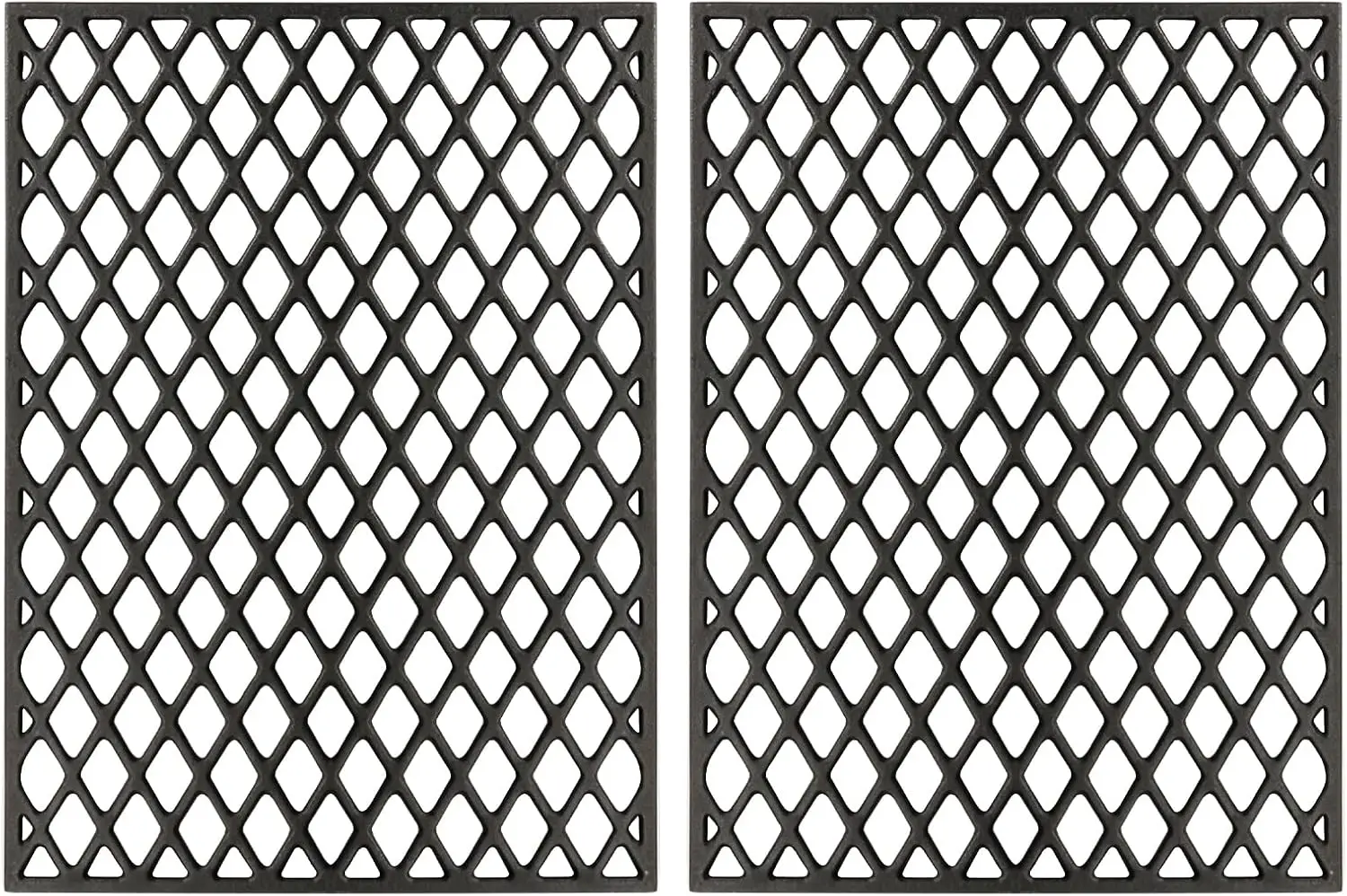 

Heavy-Duty Cast Iron Grill Grate Replacement for Pellet Grills, 2-Pack - Durable & Rust-Resistant