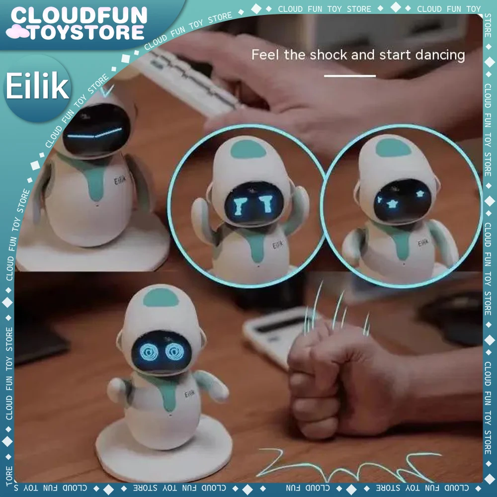 Eilik-Jouet Robot Intelligent pour Enfants, Interaction Émotionnelle, Animal de Compagnie avec Technologie AI, Bot avec Amusant Infini, Cadeaux