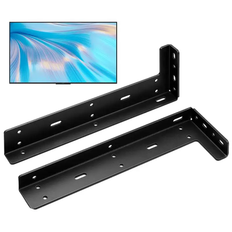 

L Shelf Brackets Heavy Duty Wall Shelf Support Bracket Right Angle Design Support Tool For Kitchen Living Room Porch And Shop