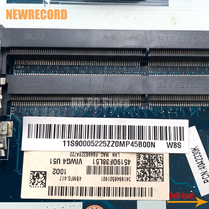 Untuk Lenovo Ideapad G510S Motherboard Laptop VIWG3 G4 LA-A192P 15.6 inci HM86 DDR3 papan utama tes penuh