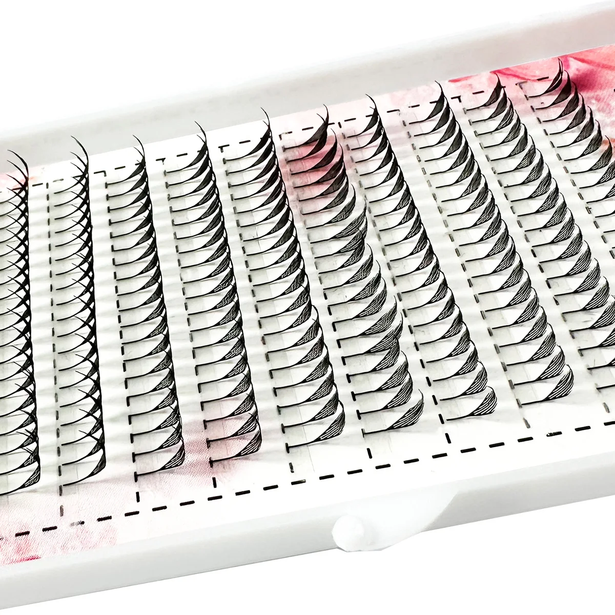 New 8-13/10-15mm Cashmere Anime Spire Individual Feather Eyelash Extensions 0.07 D Curl Manga Style Lashes Extensions