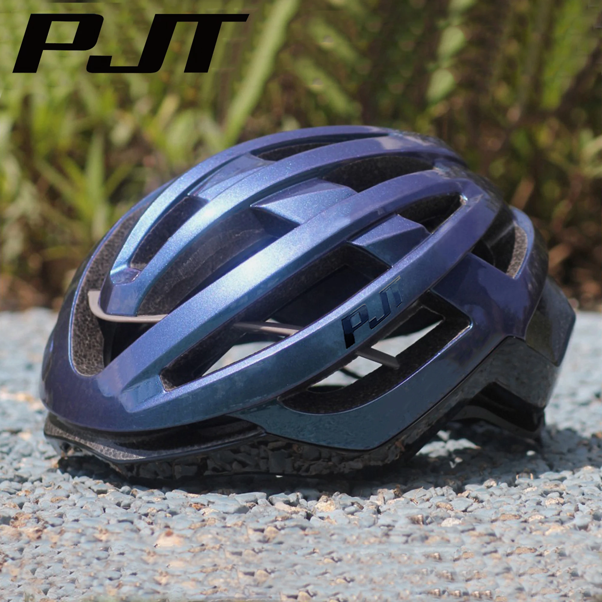 PJT Neuer PC-Fahrradhelm mit Vollkantenschutz, Ultraleichtes 3D-Stiffener-Design, MTB- und Rennradhelm, Erwachsenen-Radsicherheitshelm