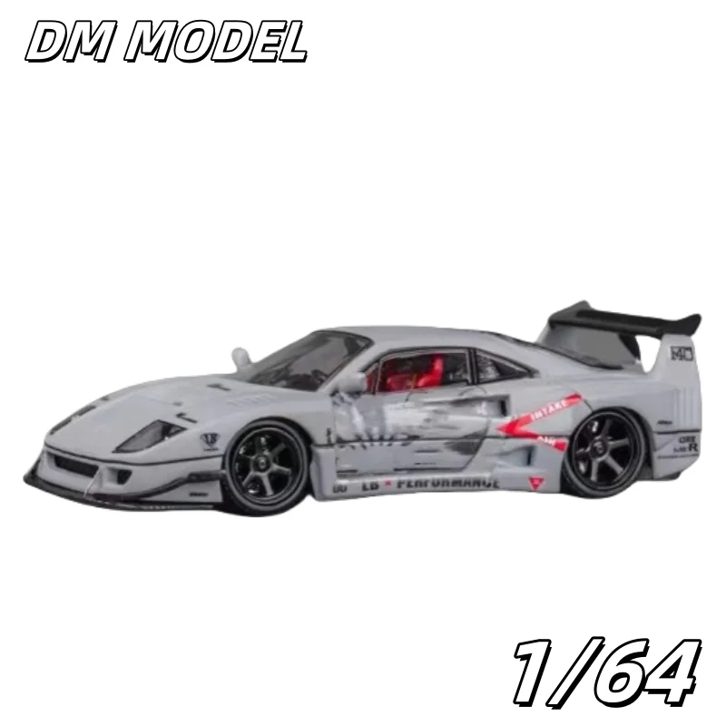 

In stock: 1:64 LBWK F40 die-cast simulation alloy car model, boys' festival gift toy, adult decorative collectible ornament.