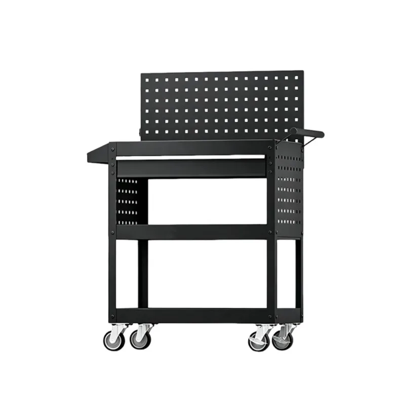 Multifunctional mobile tool cart Workshop maintenance Mobile station Load-bearing parts truck Heavy-duty hardware storage