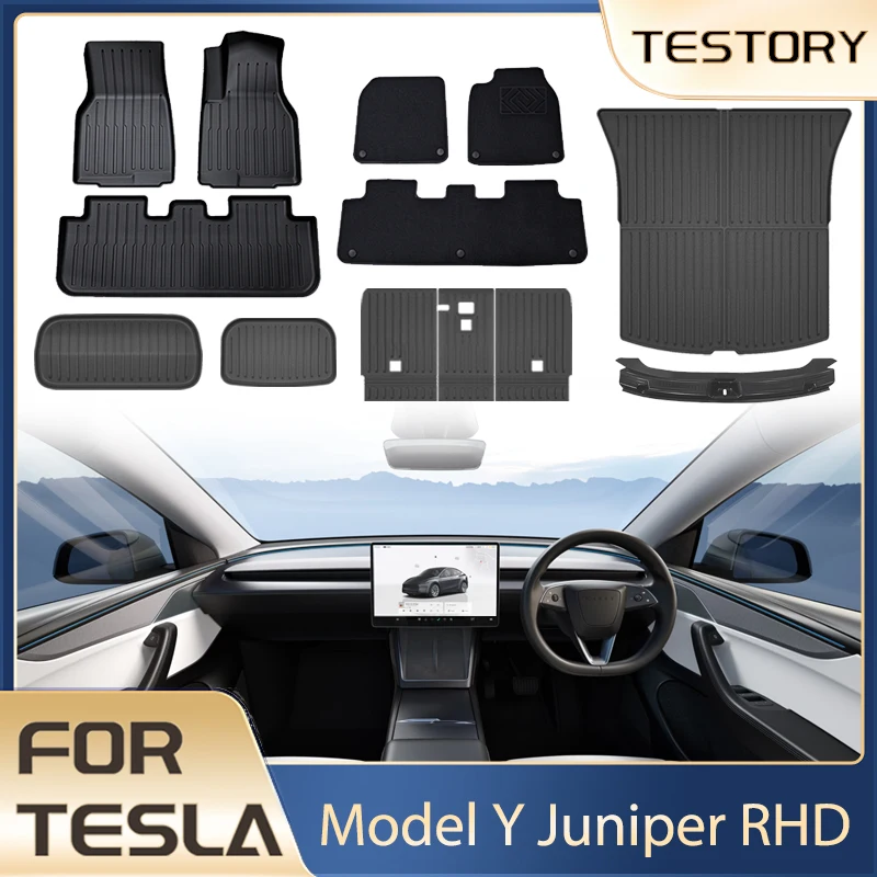 Tesla Model Y Juniper 右ハンドル用 フロアマット