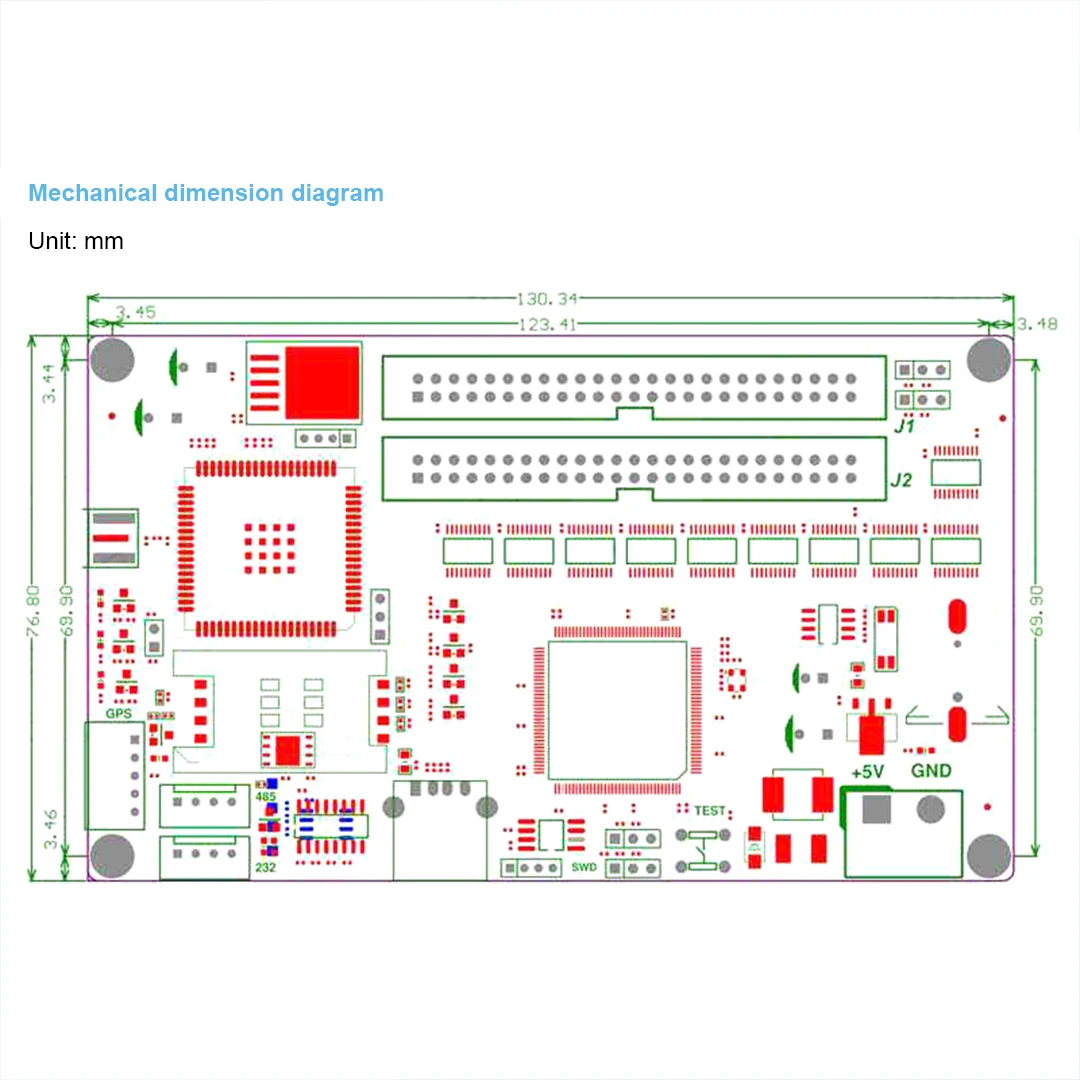 GPRS Control Card ZH-4G8 LED Single And Dual-Color Control Cards Support Wireless Control Via Mobile Phone Replace G4L