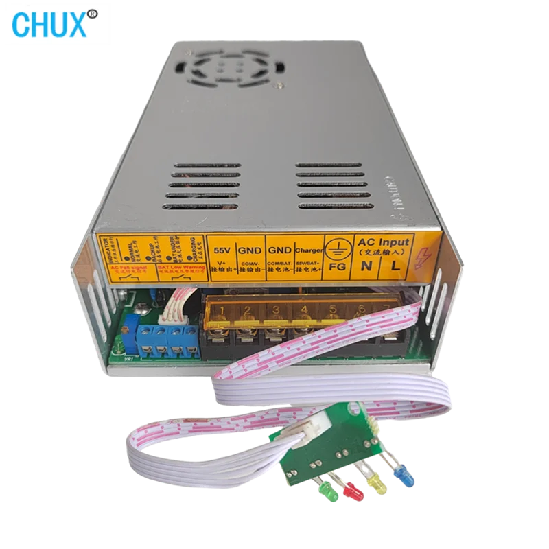 

CHUX DC 12V 24V 48V Switching Power Supply 350W UPS Battery Charger For Security Monitoring Camera Single Output Switch SMPS