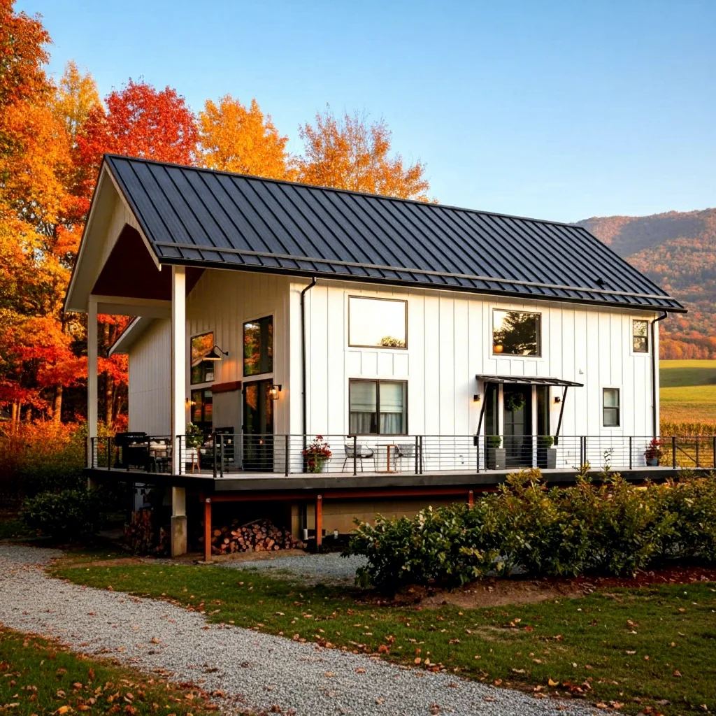 Modular Prefabricated Light Steel House Customized Steel Structure Workshop Office Building Warehouse Kits