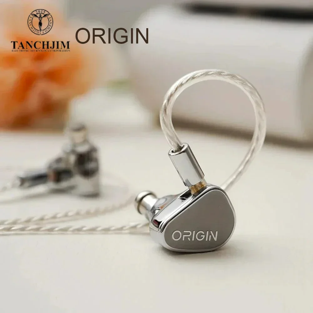 TANCHJIM Origin HIFI In-Ear Wired Earphones DMT5 Dynamic Driver IEMs Diaphragm Monitor Headphone with Detachable 0.78 2Pin Cable