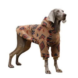 Border Collie Dog Clothes Hoodie Winter Pet Coat Apparel Samoyed Husky Labrador Golden Retriever Dobermann Big Dog Clothing
