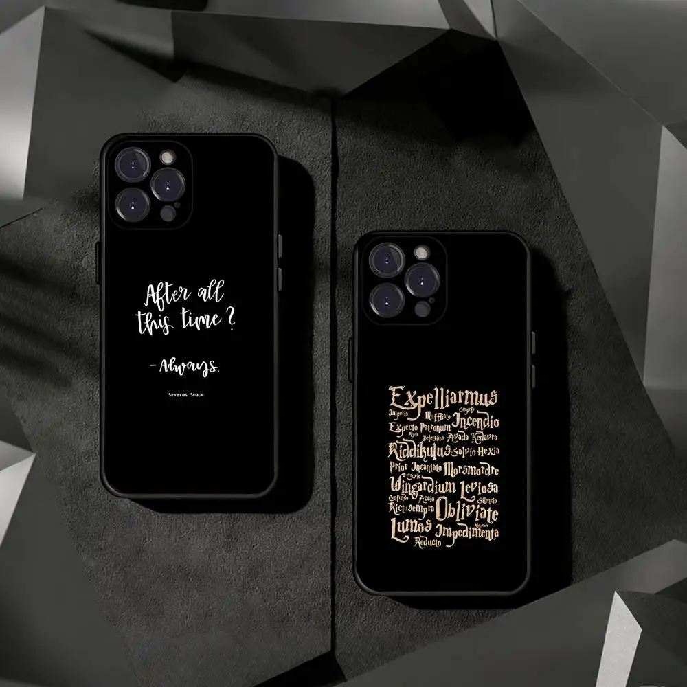 Classic Magic Spells Phone Cases For iPhone 18 17 16 15 14 13 12 11 Pro Max Plus Luxury Camera Protection Plastic