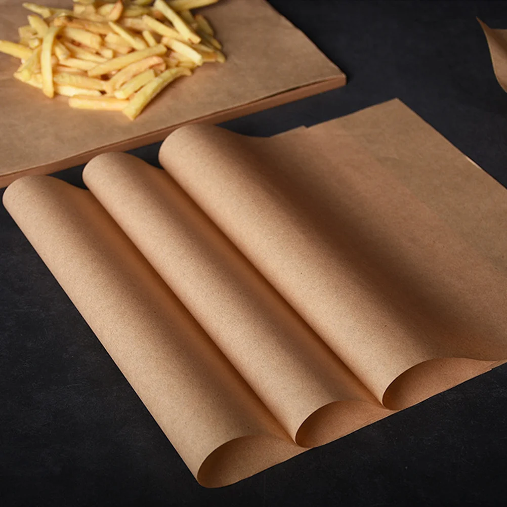 

100Pcs Baking Parchment Paper Sheets Non-Stick Liners for Oven Air Fryer Cookies Cake Bread Pizza Parchment Paper
