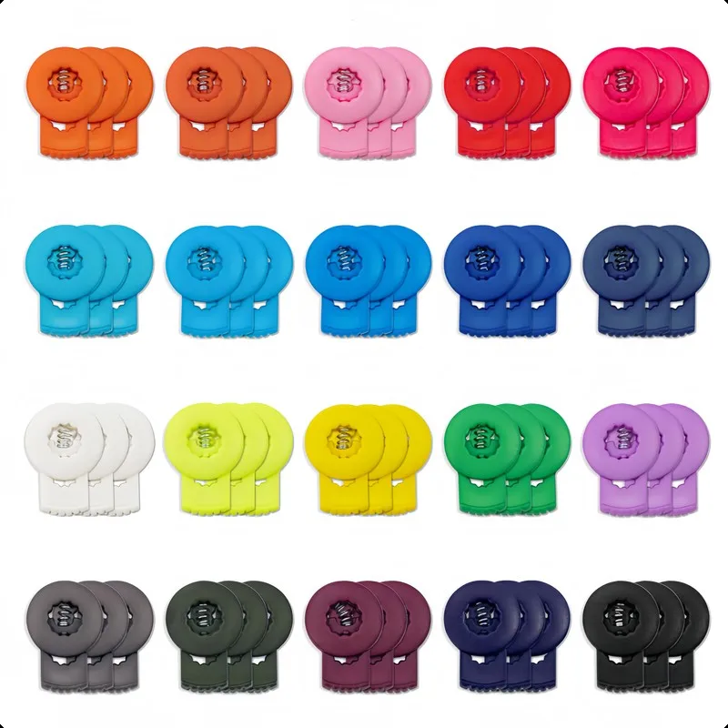 Drawstring Cord Locks 68 pcs, Random Color Assortment, Easy One-Hand Sliding, for Backpack Drawstrings