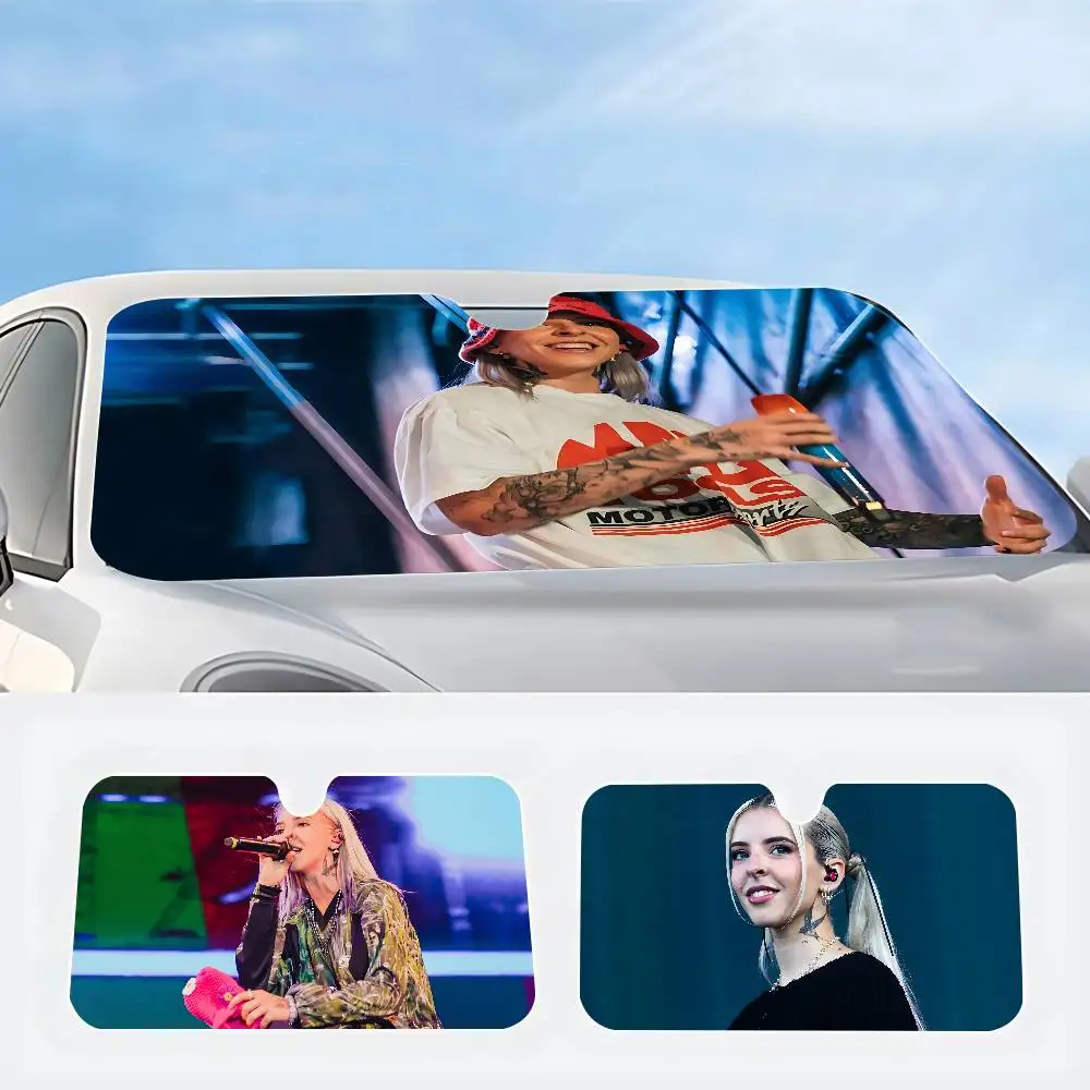 

Singer Young Miko Car Window Sun Shade Windshield Anti-UV Protection Front Rear Windshield Block Cover Visor Accessories