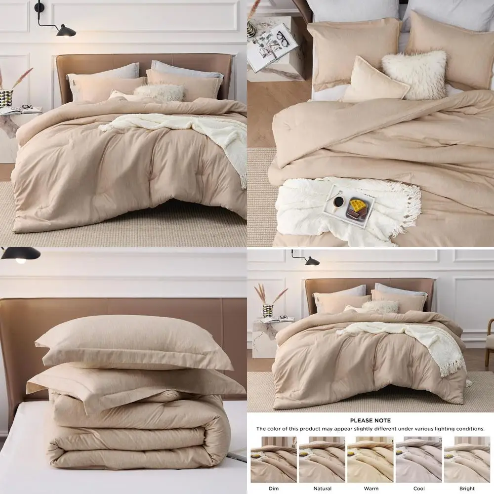 

Всесезонный комплект одеял с теплым песком California King — постельное белье из трех предметов с 2 подушками