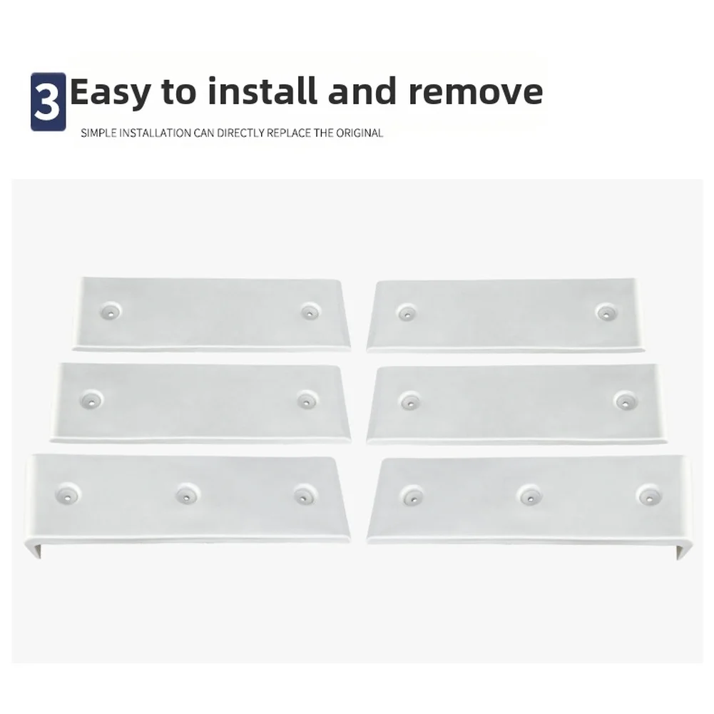 /3 /Inch /x 10 Inch ABS Boat Trailer Bunk Sliding Pads Black White Glide Cover For Marine Trailer Roller Replacement Accessories