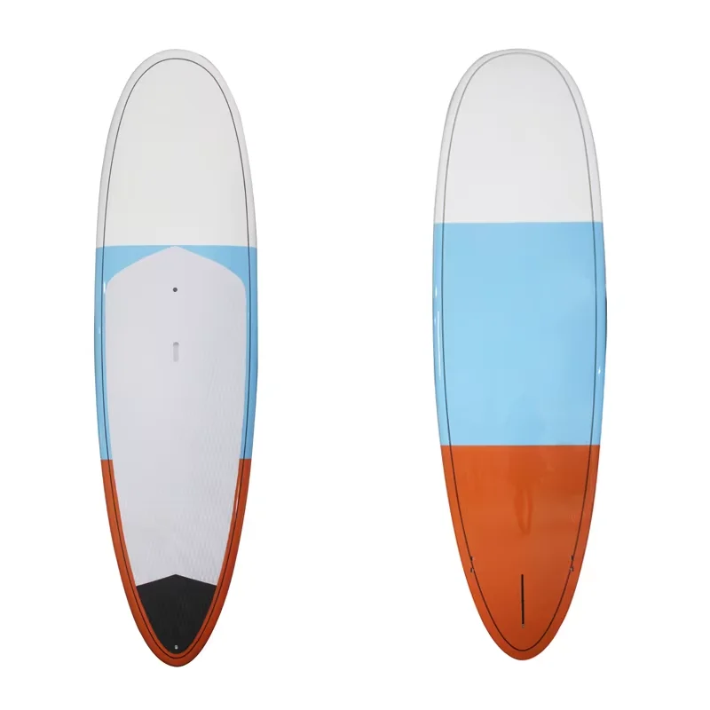 Prancha de surf personalizada Epoxy SUP Stand up Paddle Board com almofadas de tração