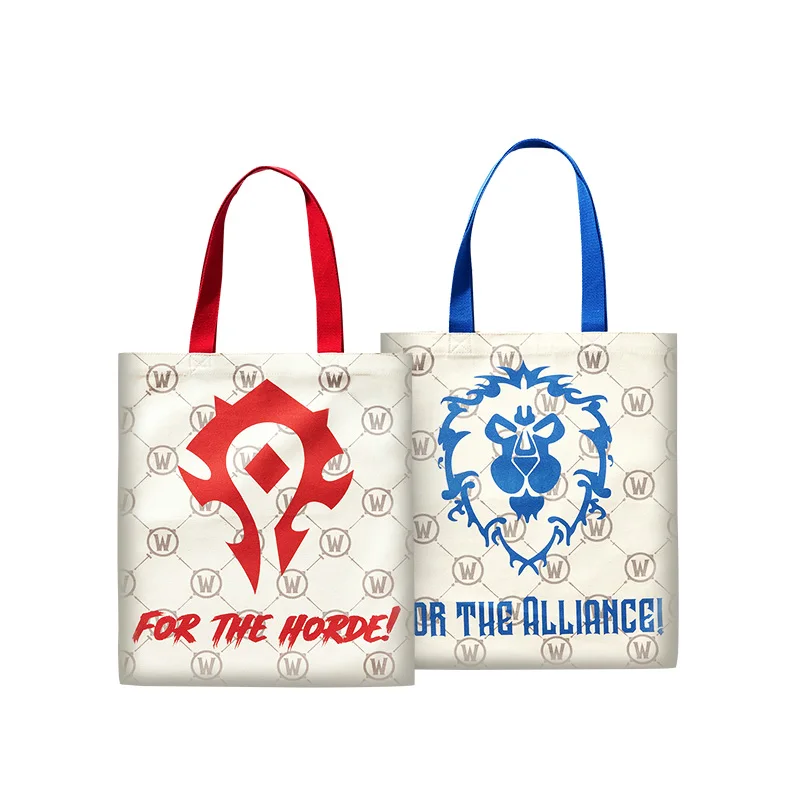 In Stock Blizzard Game World Of Warcraft Classic Logo Alliance Tribal Canvas Bag Sail Bag Gift