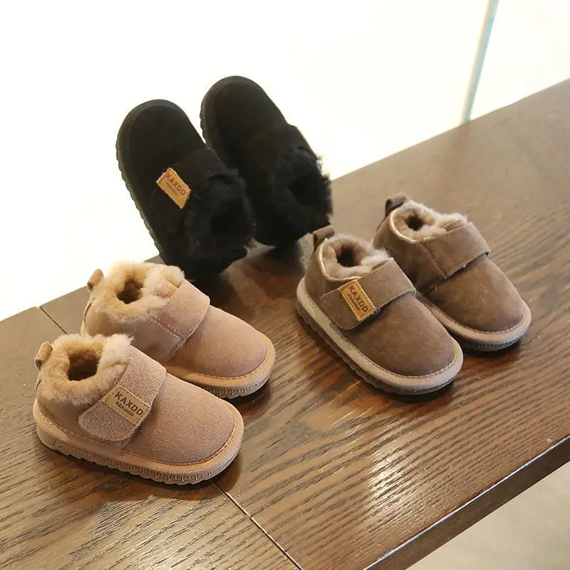 2025-inverno-novas-botas-de-tornozelo-para-meninas-simples-sola-macia-bota-de-neve-para-meninos-conforto-versatil-criancas-botas-anti-deslizamento-sapatos-de-bebe-zapatos
