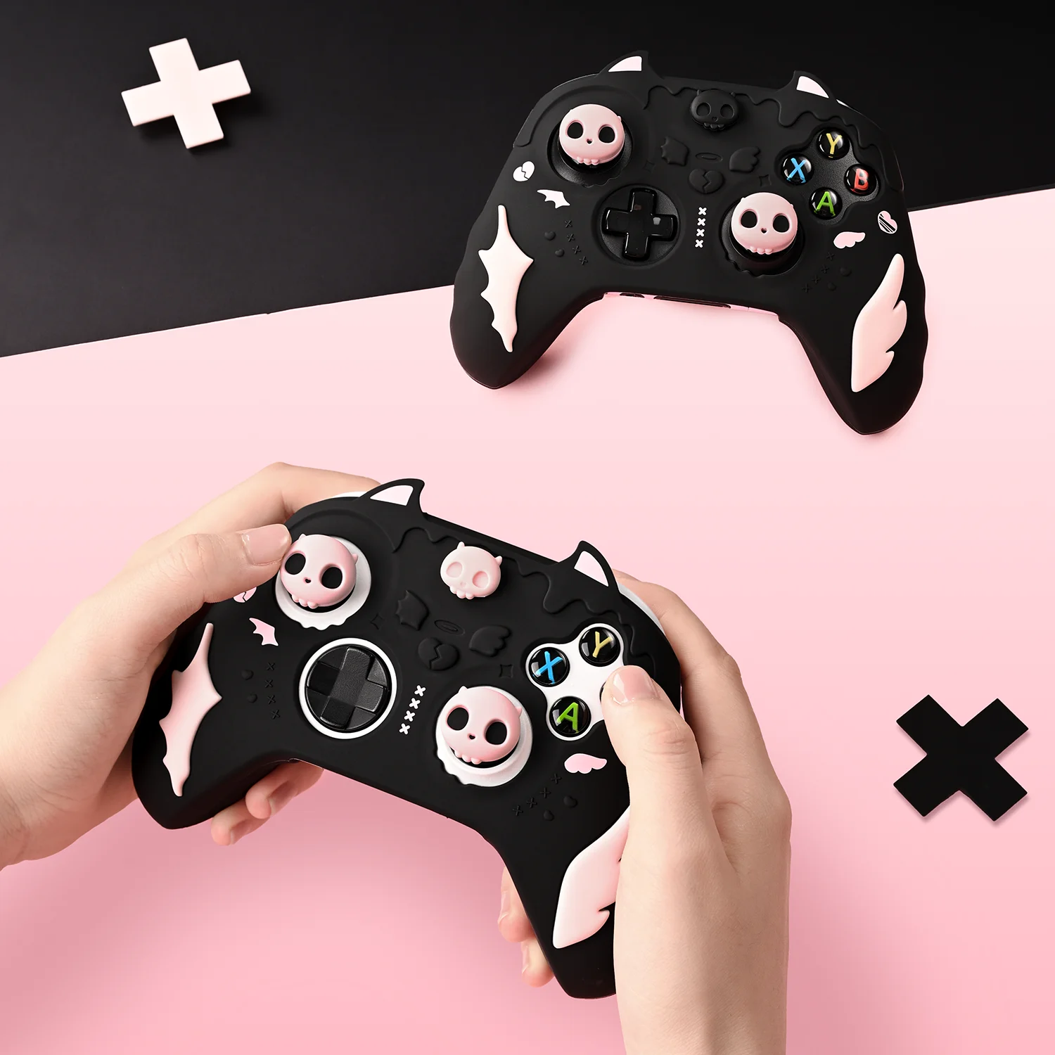 Słodka Naklejka Silikonowa Ochronna na Kontroler Xbox Series X/S, Pokrowiec na Kontroler XSX XSS, Nakładki na Gałki Analogowe — zdjęcie produktu 3