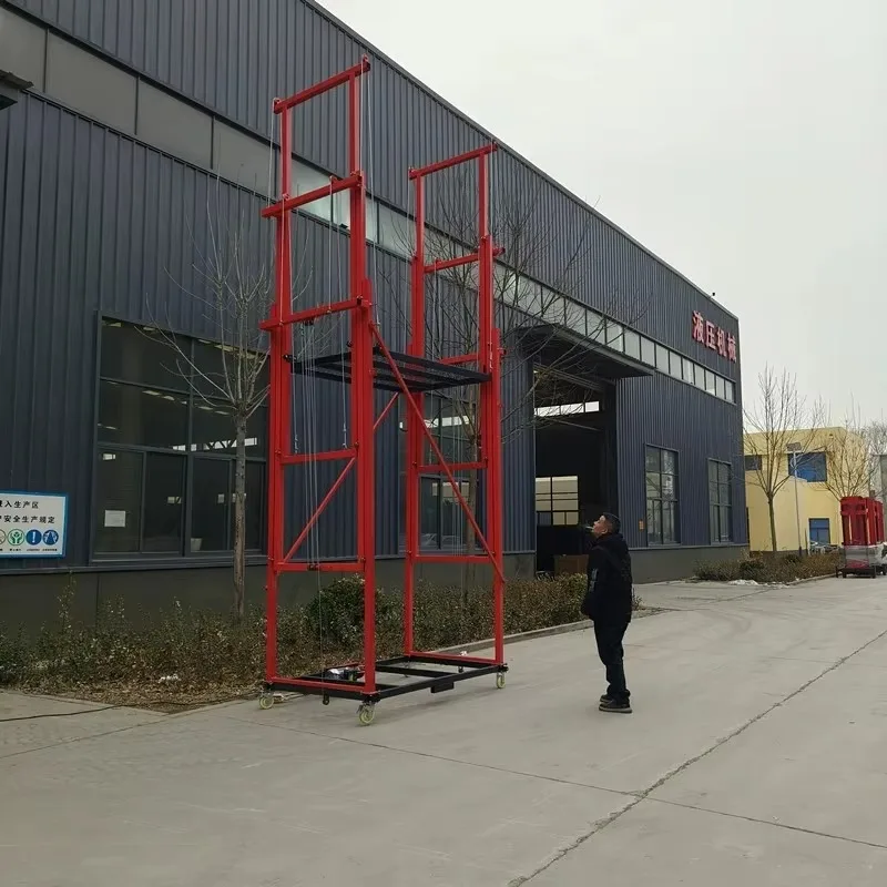 

YG Electric Scaffolding Lift Low Price Steel Scaffolding with Wire Rope Platform for Construction
