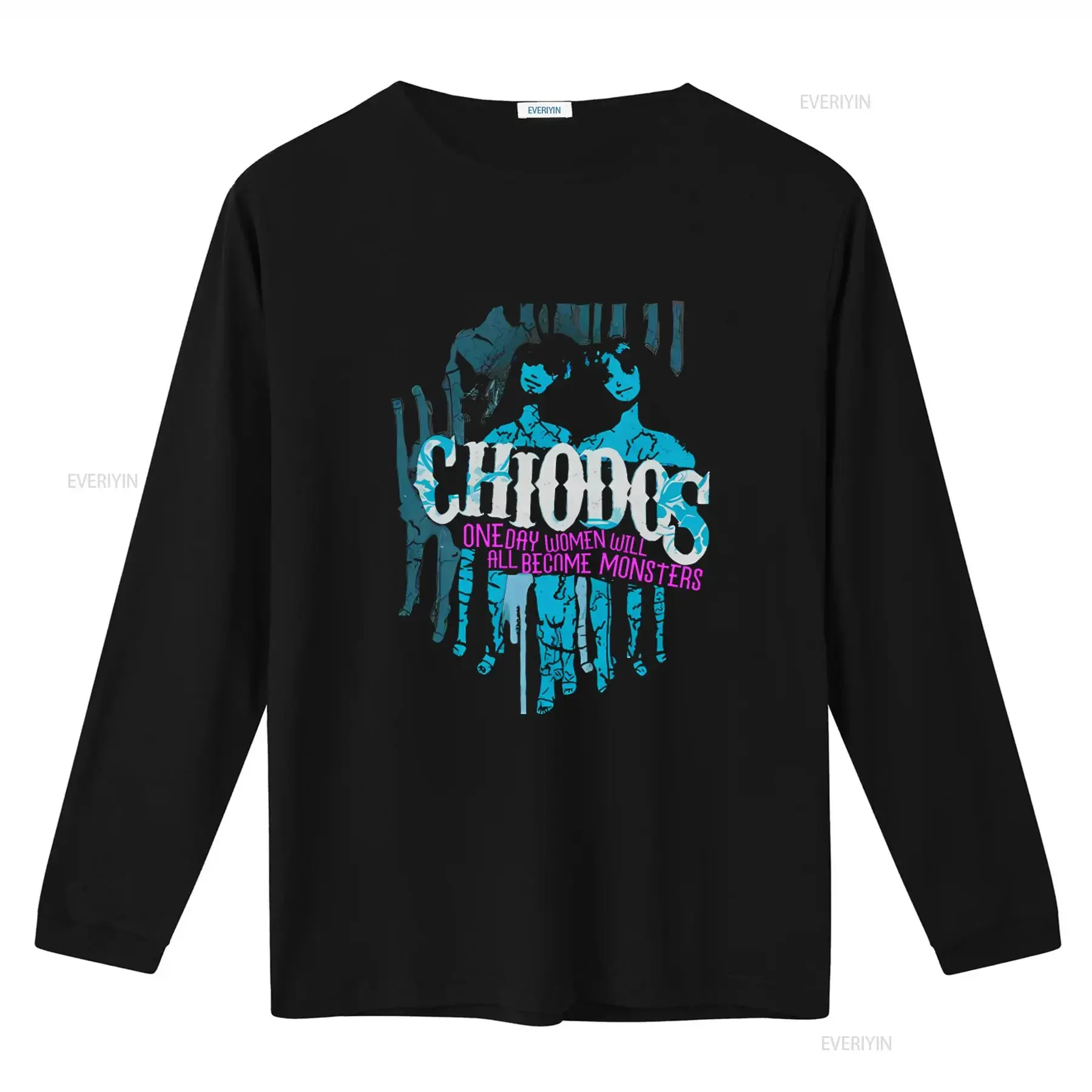 Chiodos One Day Women Will All Become Monsters Post Hardcore Band T Shirt vintage Washed Breathable Top For Everyday Wear