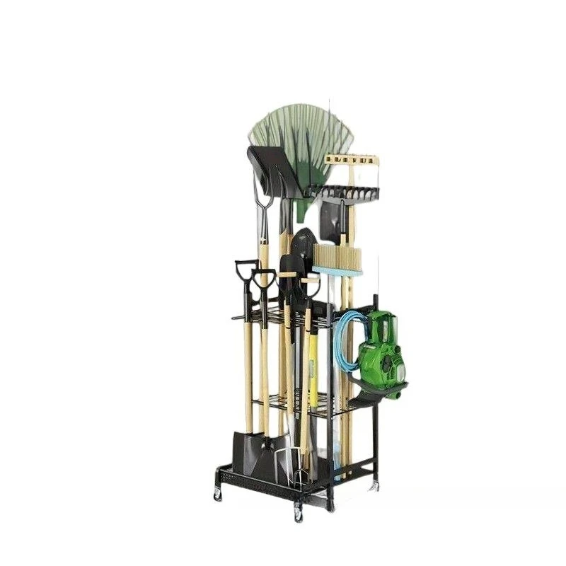 

Wrought iron garden tools straight hook hanging rack wall hanging wall finishing rack garden storage rack