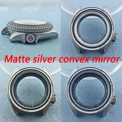 41mm120 Click NH34 NH35 NH36 Movement SKX 007 Silver case 316L convex glass stainless steel transparent sapphire back cover