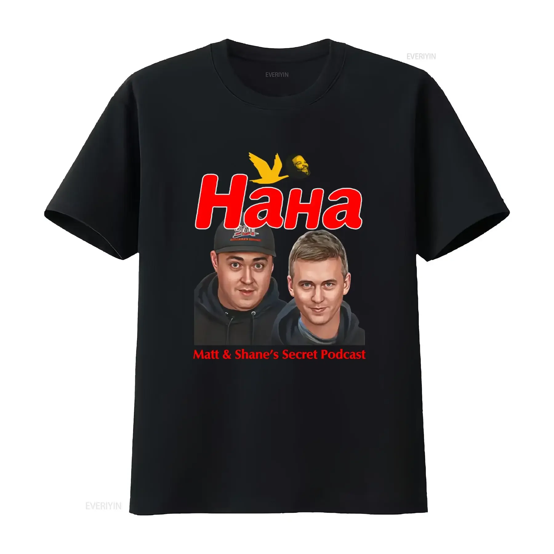 Matt and Shanes Secret Podcast MSSP Shane Gillis Mccusker T shirt for Men vintage Washed Versatile Top For Everyday Wear