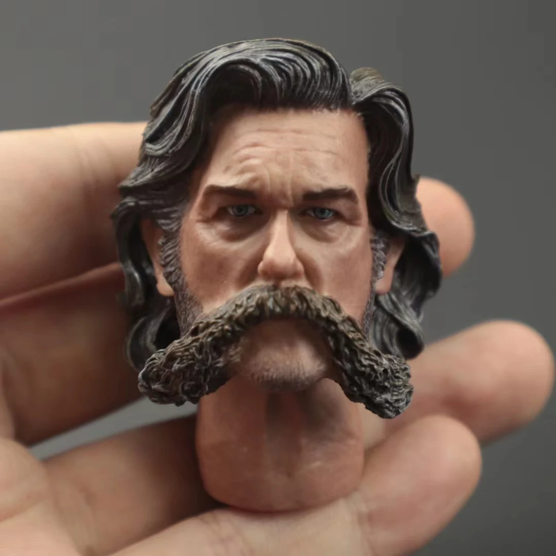 1/6 스케일 John Kurt Russell 헤드 스컬프 조각 모델 Fit 12'' 남성 솔리드 액션 피규어 바디 인형