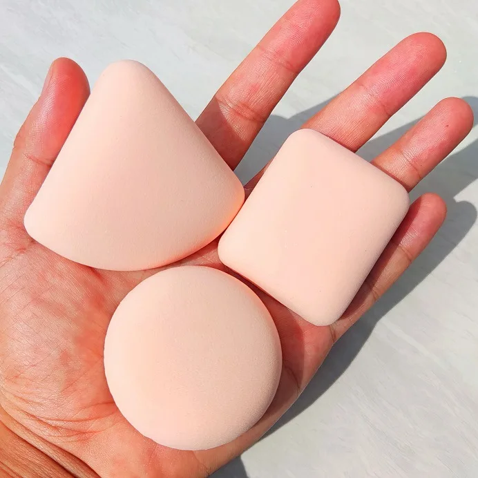 Puder w puszce z pojemnikiem do przechowywania, do stosowania na sucho i na mokro, niegromadzący się w grudek, bawełniany puder w poduszce powietrznej.