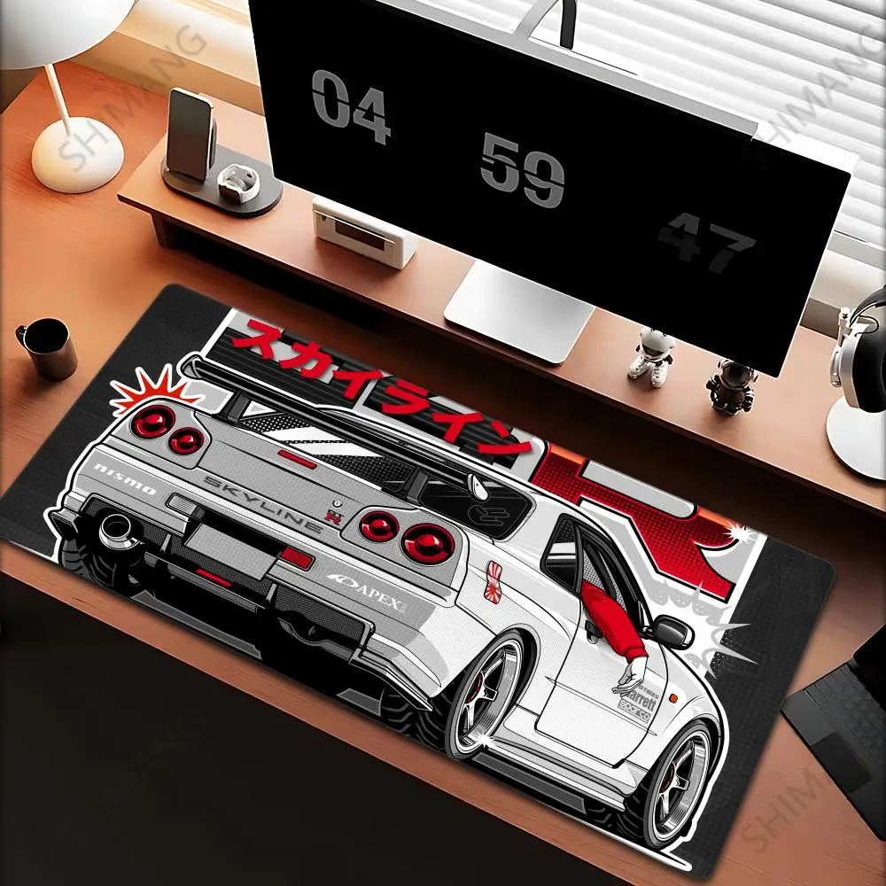 

Racing GTR Sports Car Mousepad Cartoon Lockedge Large Gaming Mouse Pad Computer Gamer Keyboard Mouse Mat Desk For PC Desk Pad