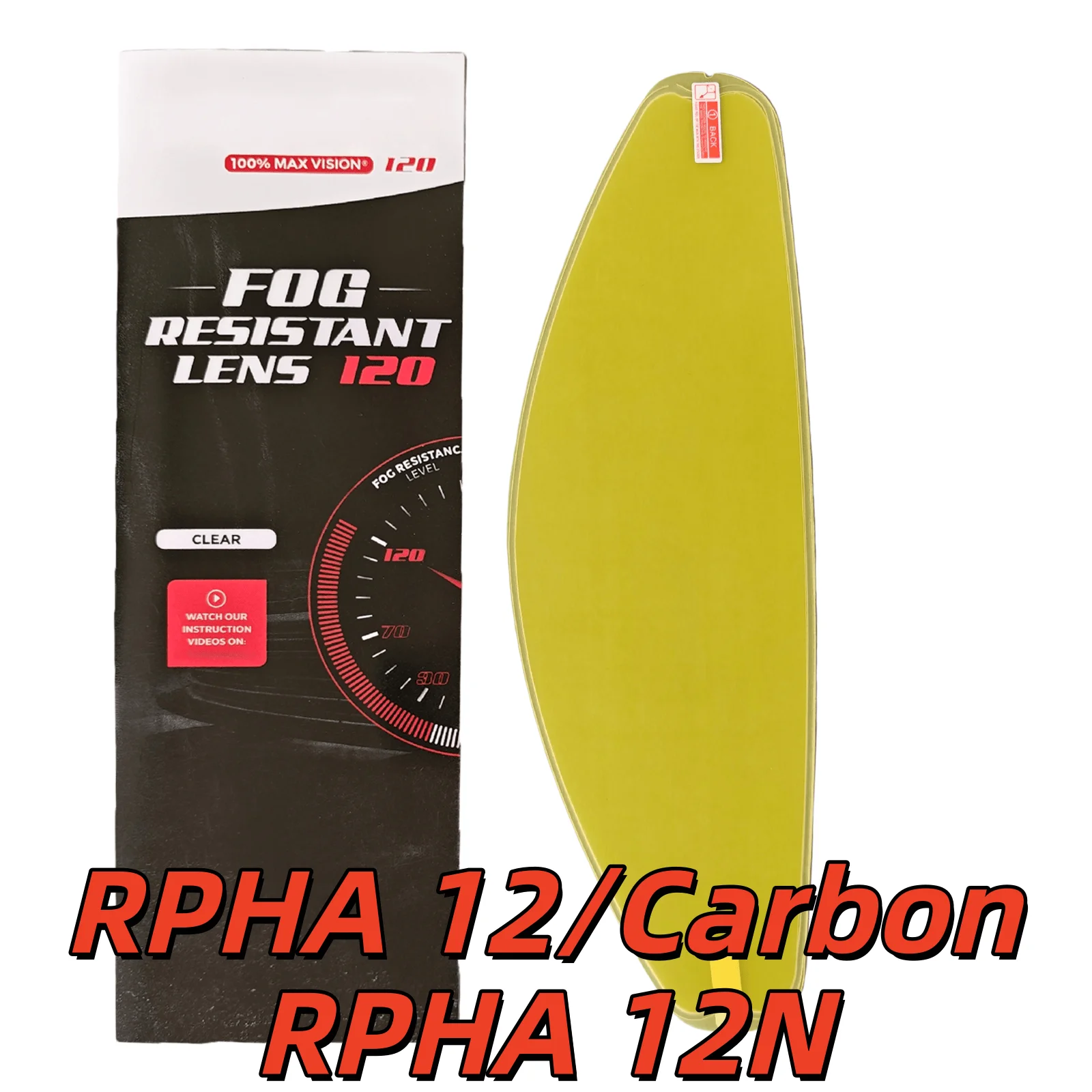 HJ42 Anti Fog Insert for RPHA 12, RPHA 12N, RPHA 12 Carbon Motorcycle Helmet Visor Anti Fog Film