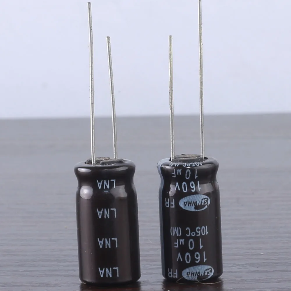50pcs SAMWHA FR 160v 10uf 10x20mm electrolytic Capacitor  105°C