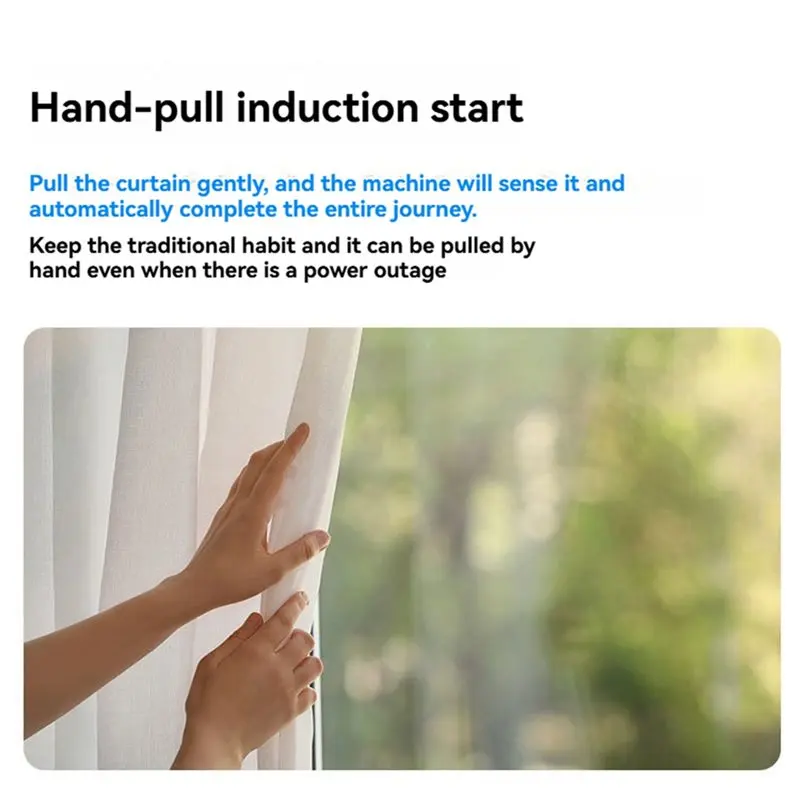 [NEWA76K!】 Tuya Wifi Smart Curtain Robot Automatic Curtain Opener Voice Control Remote Control Smart Electric Curtain Motor