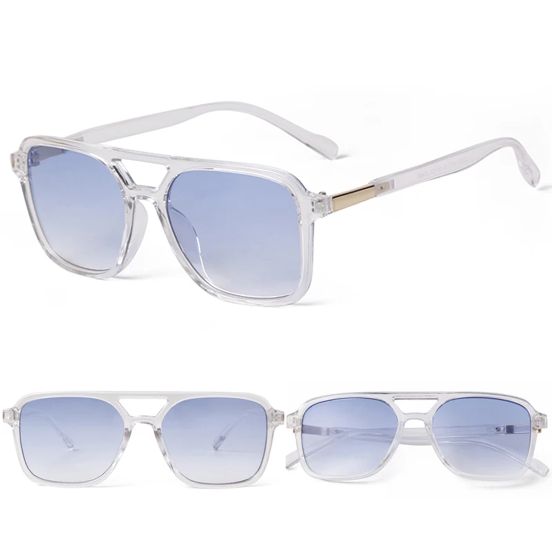 Trendy Big Pilot Sunglasses Women Men Brand Design Vintage Brown Lens Tortoise Shell Rivet Frame Aviation Shades Sun Glasses UV