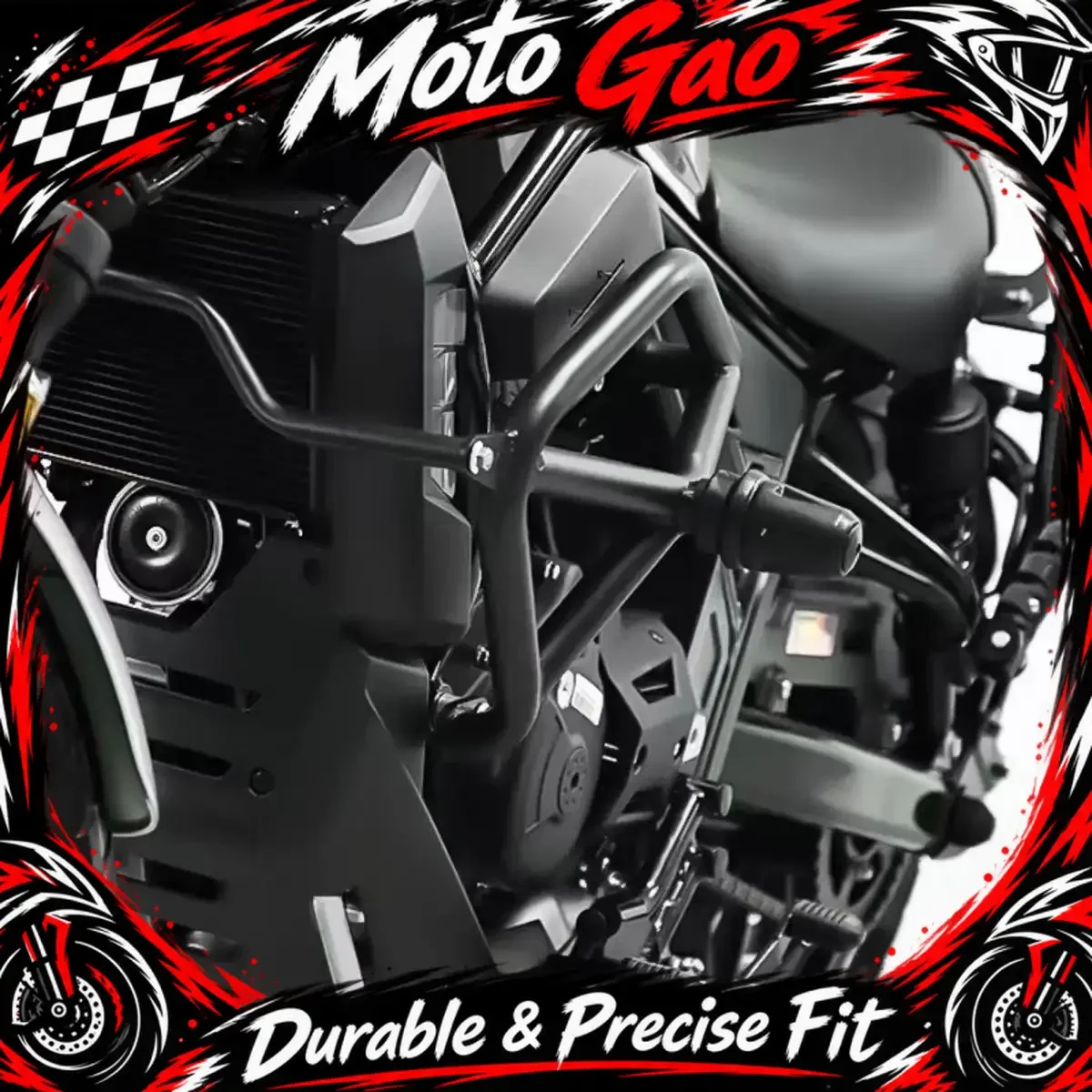 【Precise Fit】FOR ZONTES 125C2 Bumper Guard, Crash Bar, Protective Bar, Motorcycle Modification Rear Seat Backrest